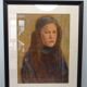 Portrait of a young girl, oil on cardboard 44 x 54 cm