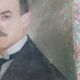Pastel man portrait