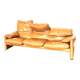Maranlunga Cassina leather sofa by Vico Magistretti