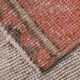 Turkish Salmon Brown Vintage Runner Rug, 91x362Cm
