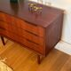 Vintage Scandinavian "Ingrid" teak chest of drawers