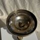 Large golden boudoir in brass, classic shape H17 D13.5