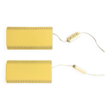 Set of 2 danish wall reading lamps, 1960s