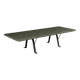 Marble and metal coffee table, Italy, 1970s-1980s.