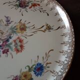 Large porcelain dish Limoges Email
