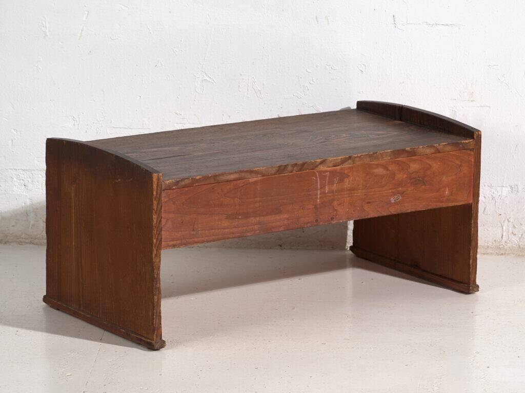 Japanese low table with cedar drawers – Showa period (c. 1926–1970)