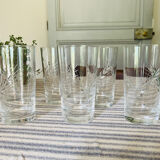 Crystal lenses pattern ears x6