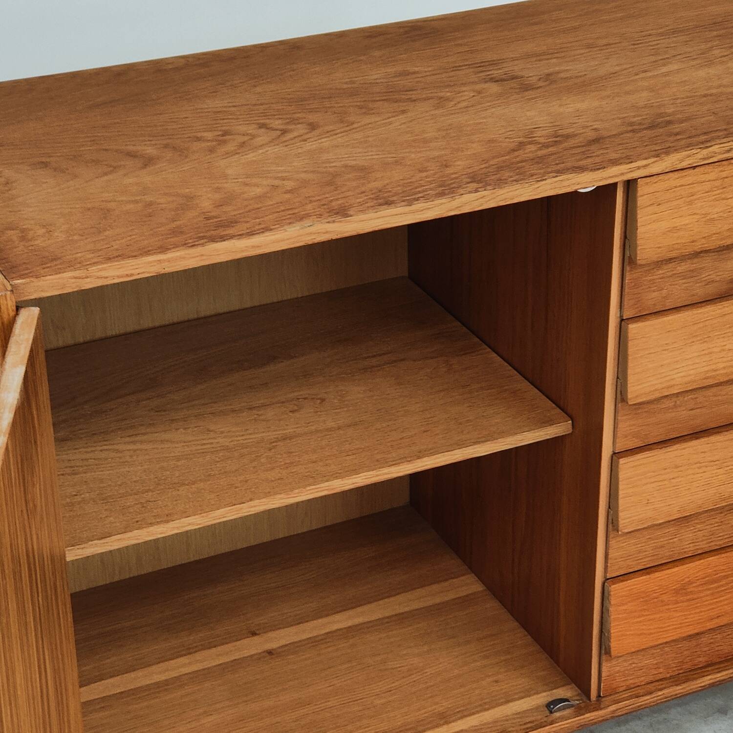 U 458 wooden sideboard by Jiri Jiroutek for Interier Praha 1960