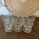 7 vintage Luminarc style wine glasses