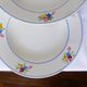 Set of 4 soup plates from the Gien factory, Nice model, in porcelain