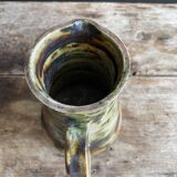 Magnificent pyrite stone jug, unique piece by French ceramist Caty Bie.