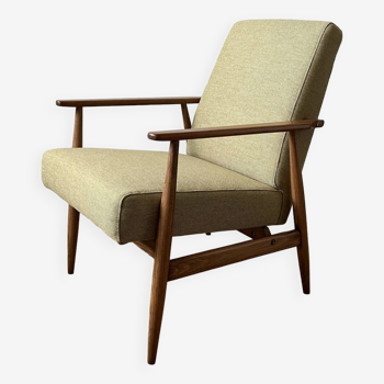 Vintage Polish Armchair Type 300-190 by H. Lis from 1960s after Complete Renovation