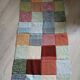 3 patchwork blankets knitted by hand