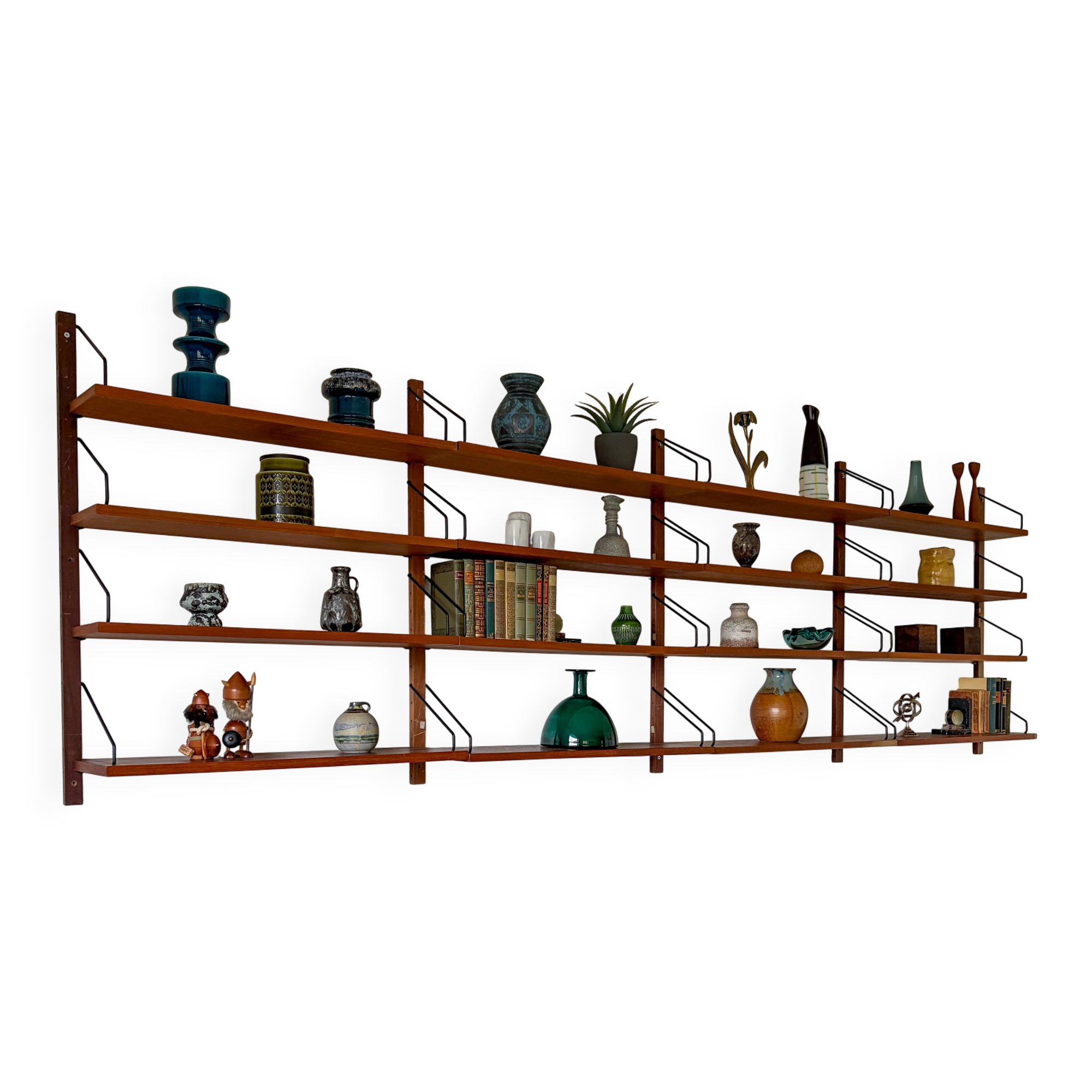 Royal Paul Cadovius wall shelf system, half shelves