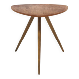 Scandinavian "tripod" side table in teak, Sweden, 1950.