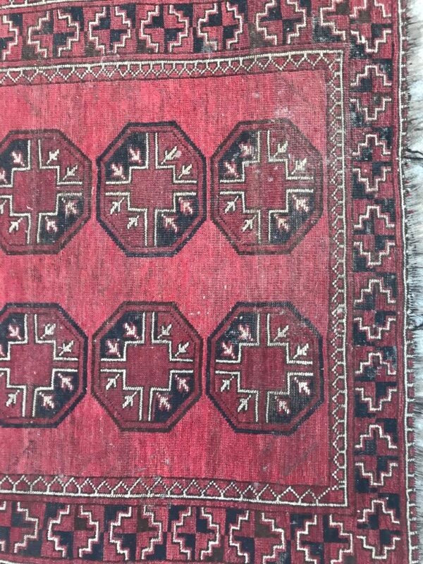 Former carpet afghan turkmen 120 x 208 cm
