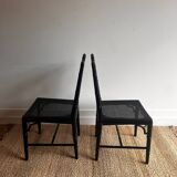 2 Chippendale chairs "Faux bamboo"