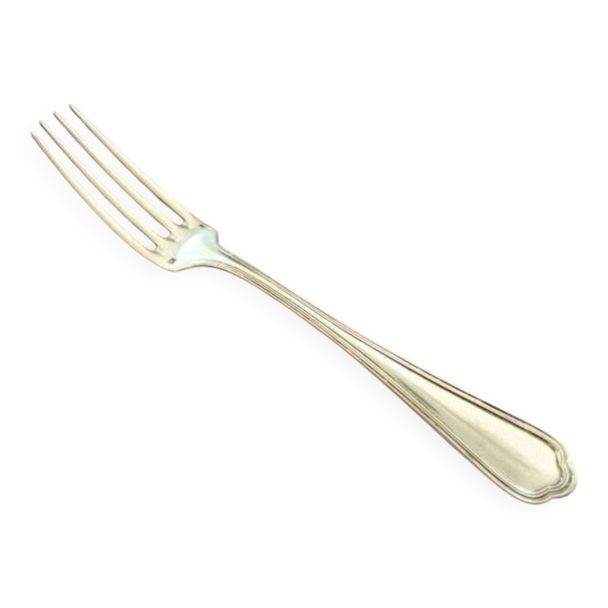 Christofle - Spatours model table fork in silver-plated metal