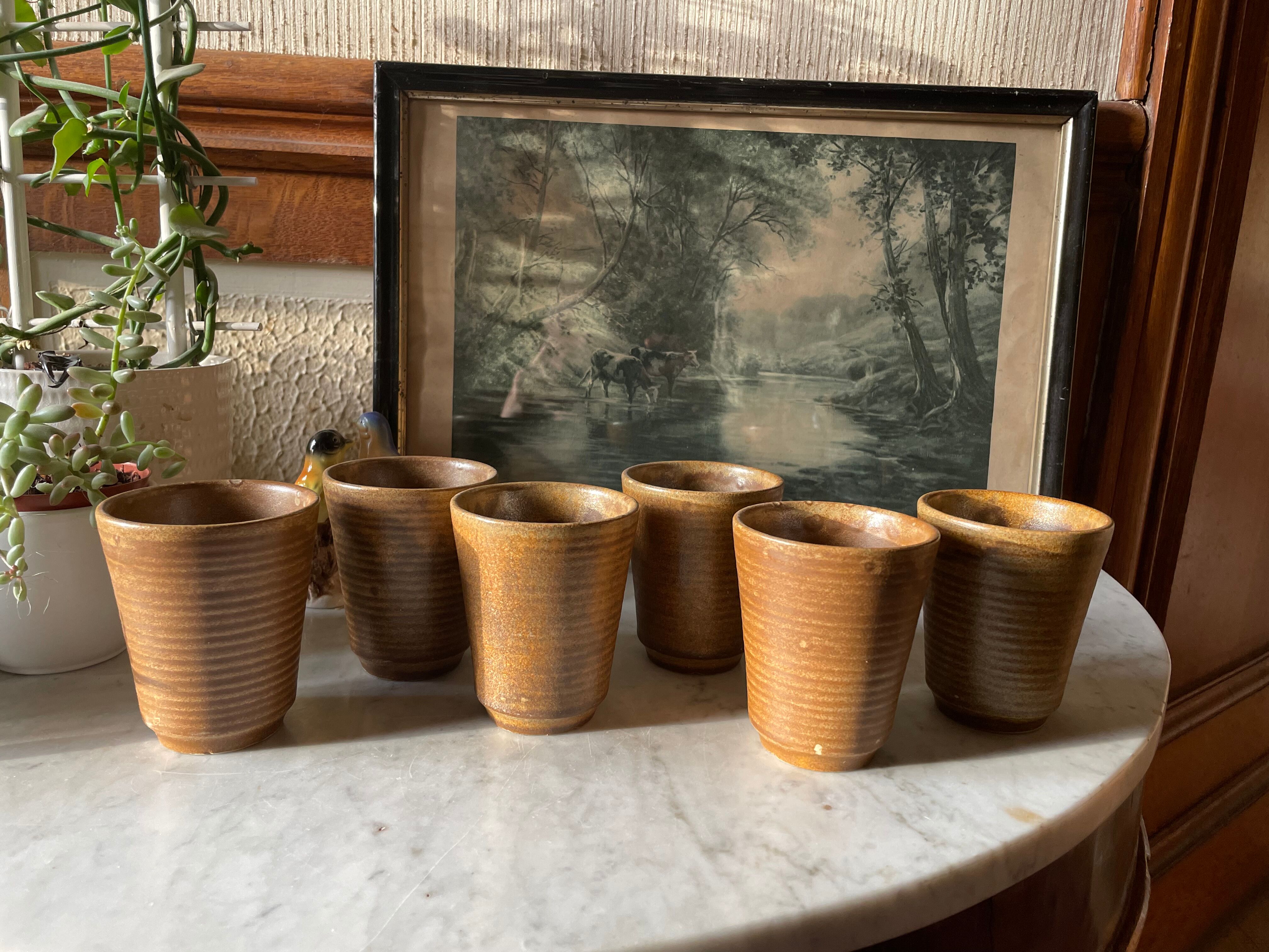 Sandstone cups