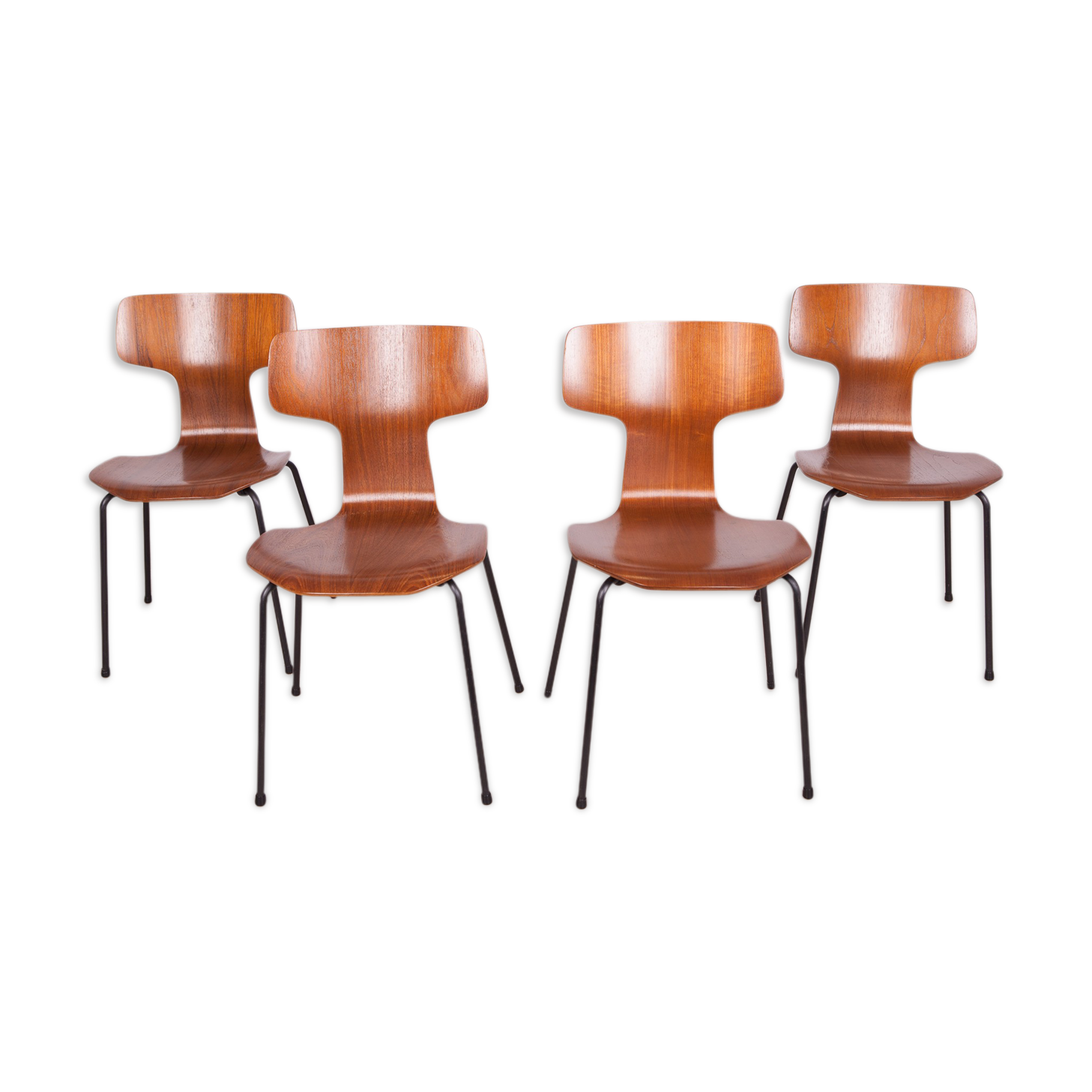 Chairs model 3103 by Arne Jacobsen for Fritz Hansen, 1970
