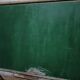 School blackboard from the 50s, rotating blackboard