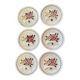 6 assiettes plates à compartiments Digoin Sarreguemines