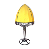 Raymond Subes art deco wrought iron lamp