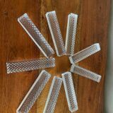 9 portes couteaux  en verre