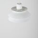 Danish hanging lamp by Horn, model 776 (white), 1970s