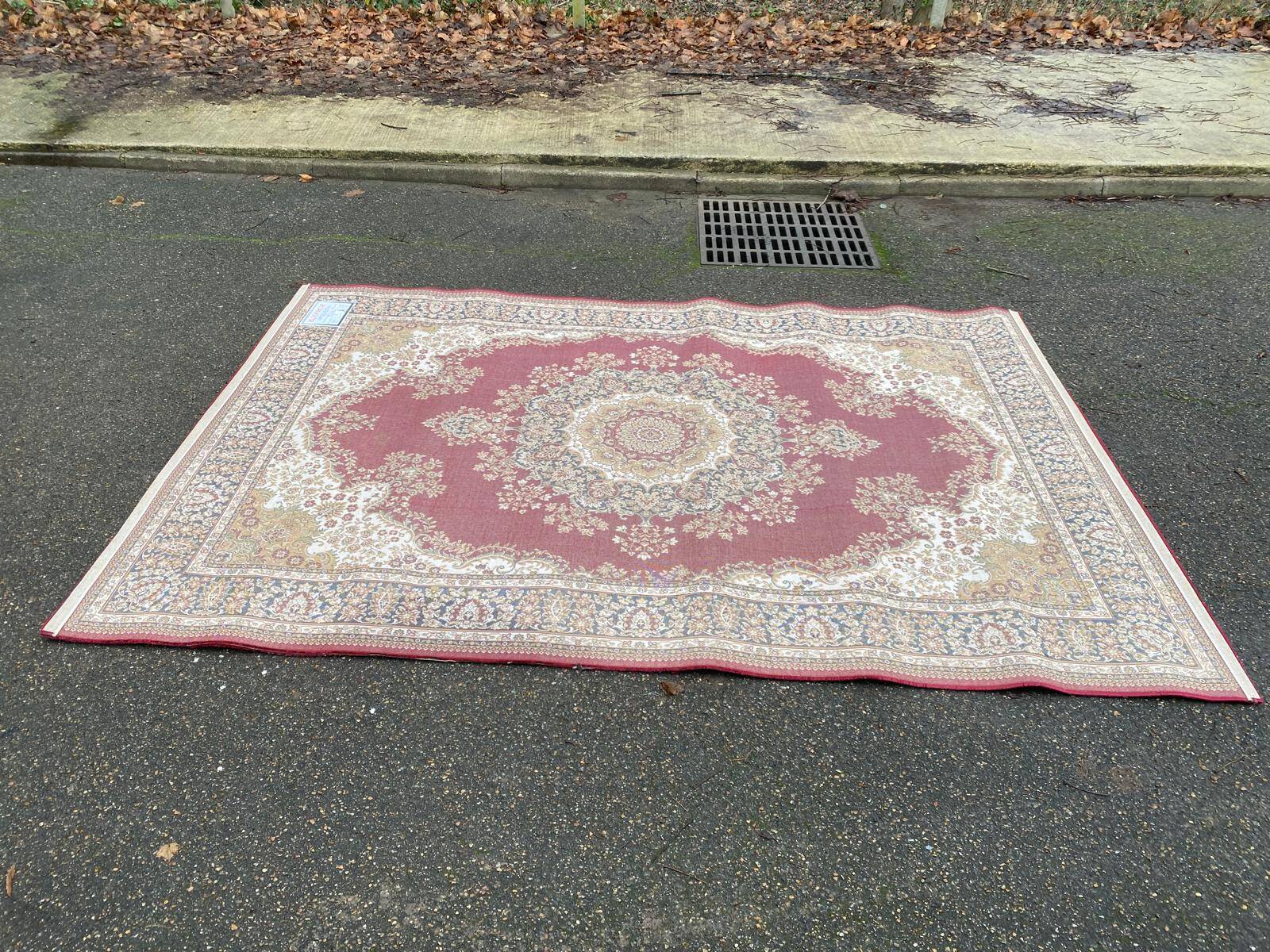 Bordeaux Turkish Persian carpet, Bosphor quality, 200x300cm.