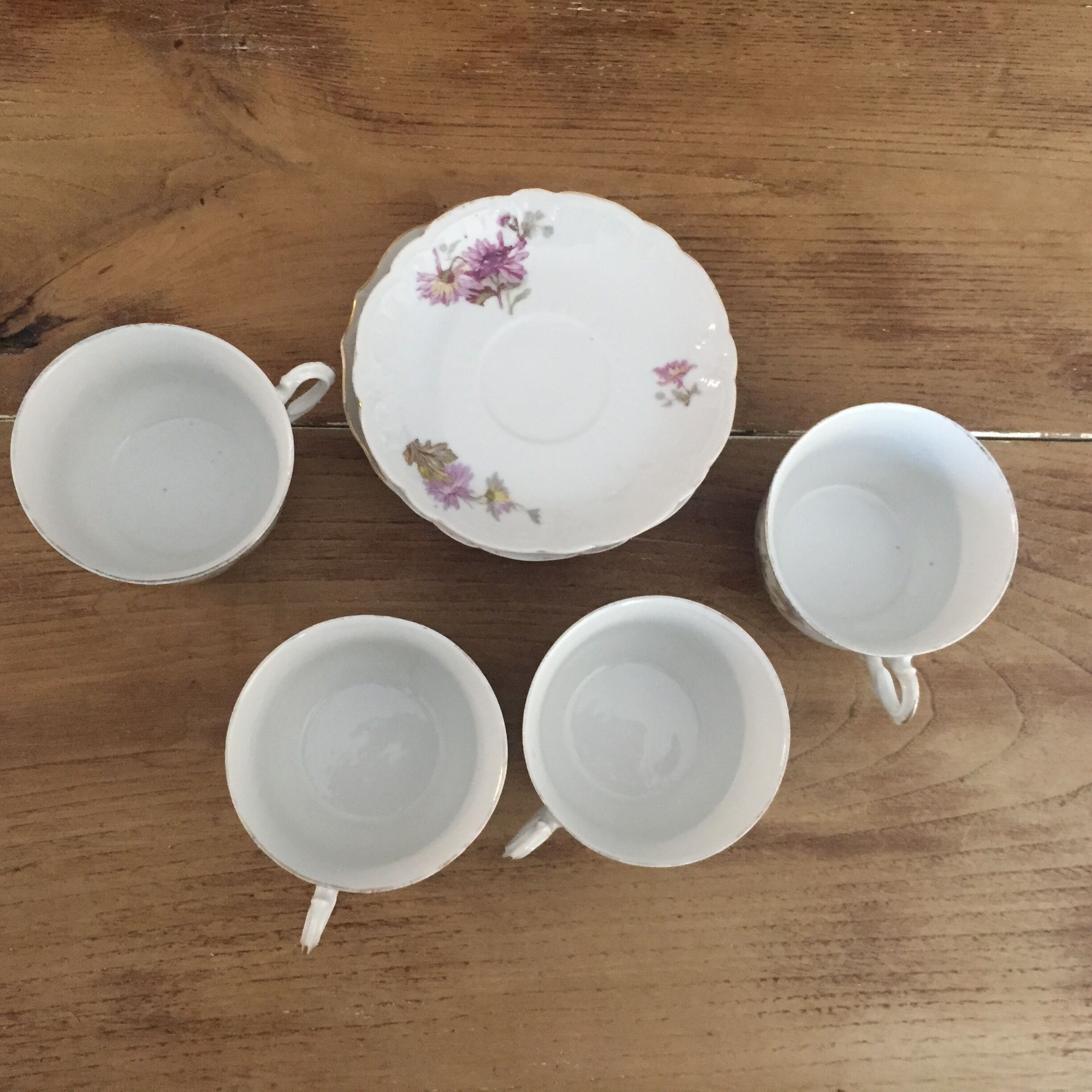 4 tea cups French co