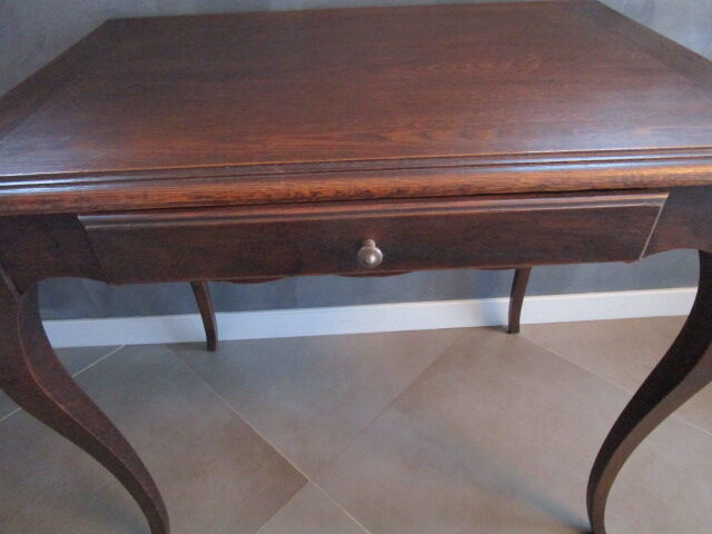 Antique table or oak desk
