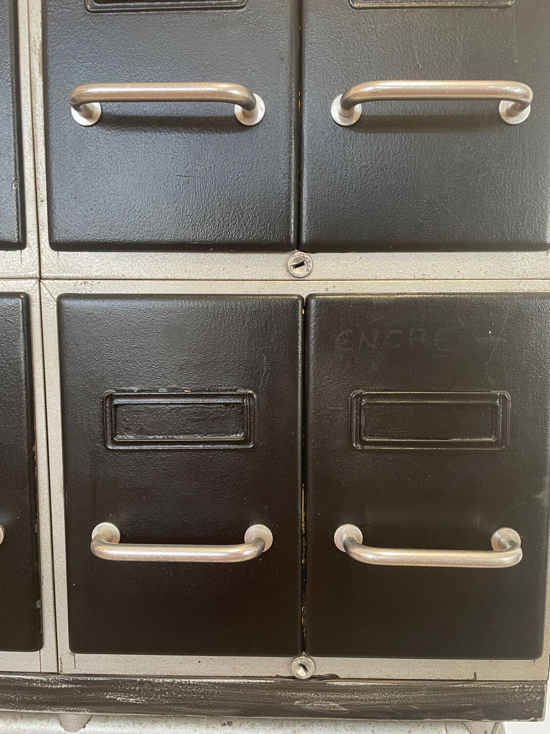 Industrial craft furniture with drawers