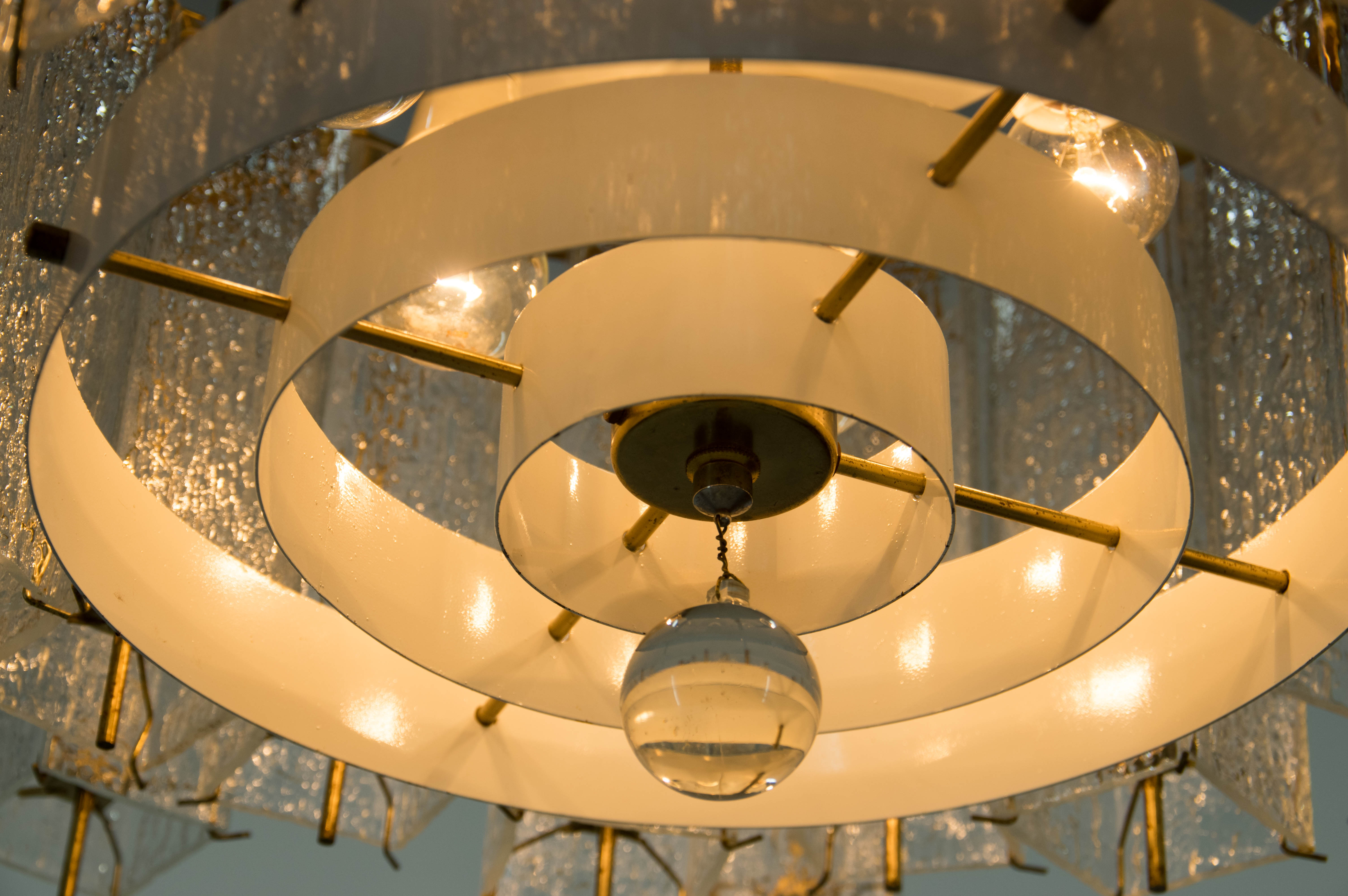 Chandelier by Kamenicky Senov, 1960s, Three Items Available