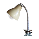 Lampe pince baladeuse sur flexible appoint vintage