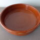 Antique dish in glazed terracotta