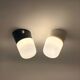 Pair of Italian Opaline Glass Wall Lights, circa 1970