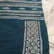 Tapis berbère kilim bleu et blanc 104 x 58 cm