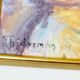 Large Swedish Mid-Century Oil on Panel" Beach" by Stig Thiderman (1920-1973) - Vintage and Framed