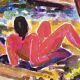Pierre Lacroux (1909-1993) Gouache - 24 x 32 cm - Reclining Nude - October 85