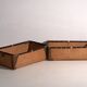 Old willow wicker mallet – Japan, circa 1920. Set of two.