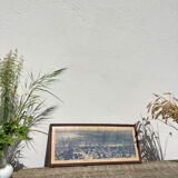 Photograph of Marseille 1950 - panoramic Mediterranean port and city printed by G. Arnaud - antique print