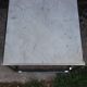 Marble and stainless steel coffee table