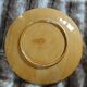 Plat rond vintage en majolique