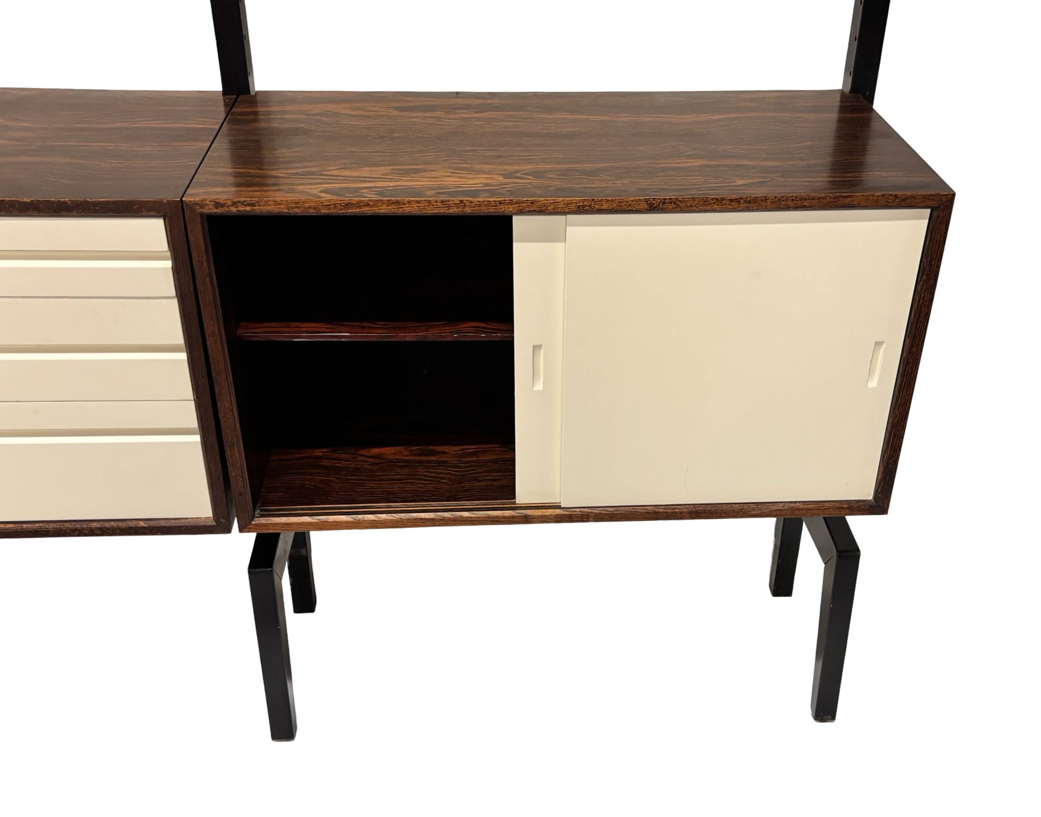 Vintage Poul Cadovius Royal System Wall System Freestanding