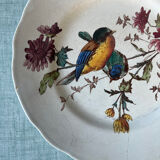 6 polychrome flat plates HB&Cie Choisy Le Roi