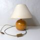 IMT Italy Vintage Design Turned Wood Lamp