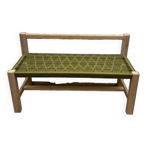 Banquette kaki avec dossier