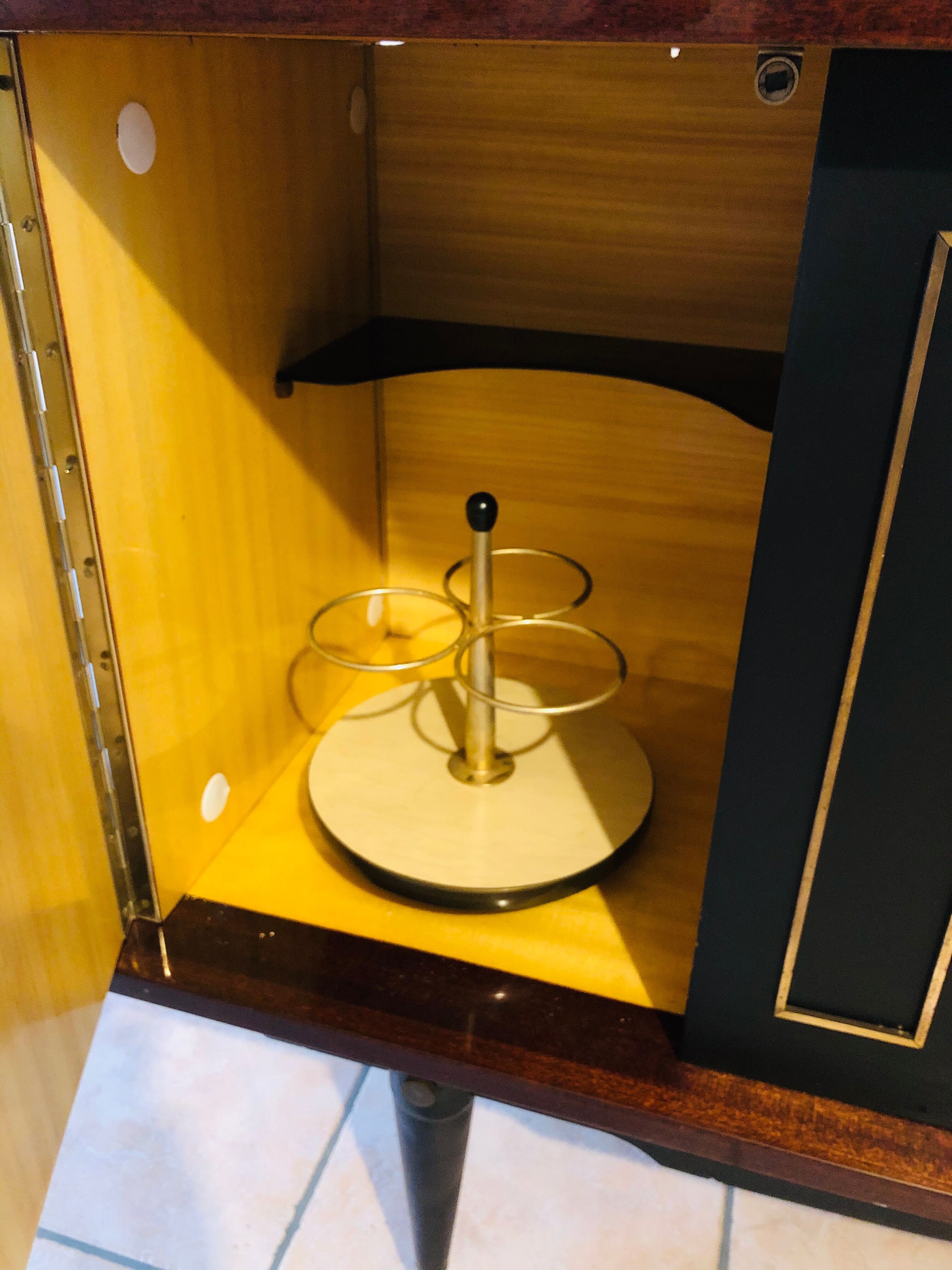 Vintage mahogany line by Unifa 1965