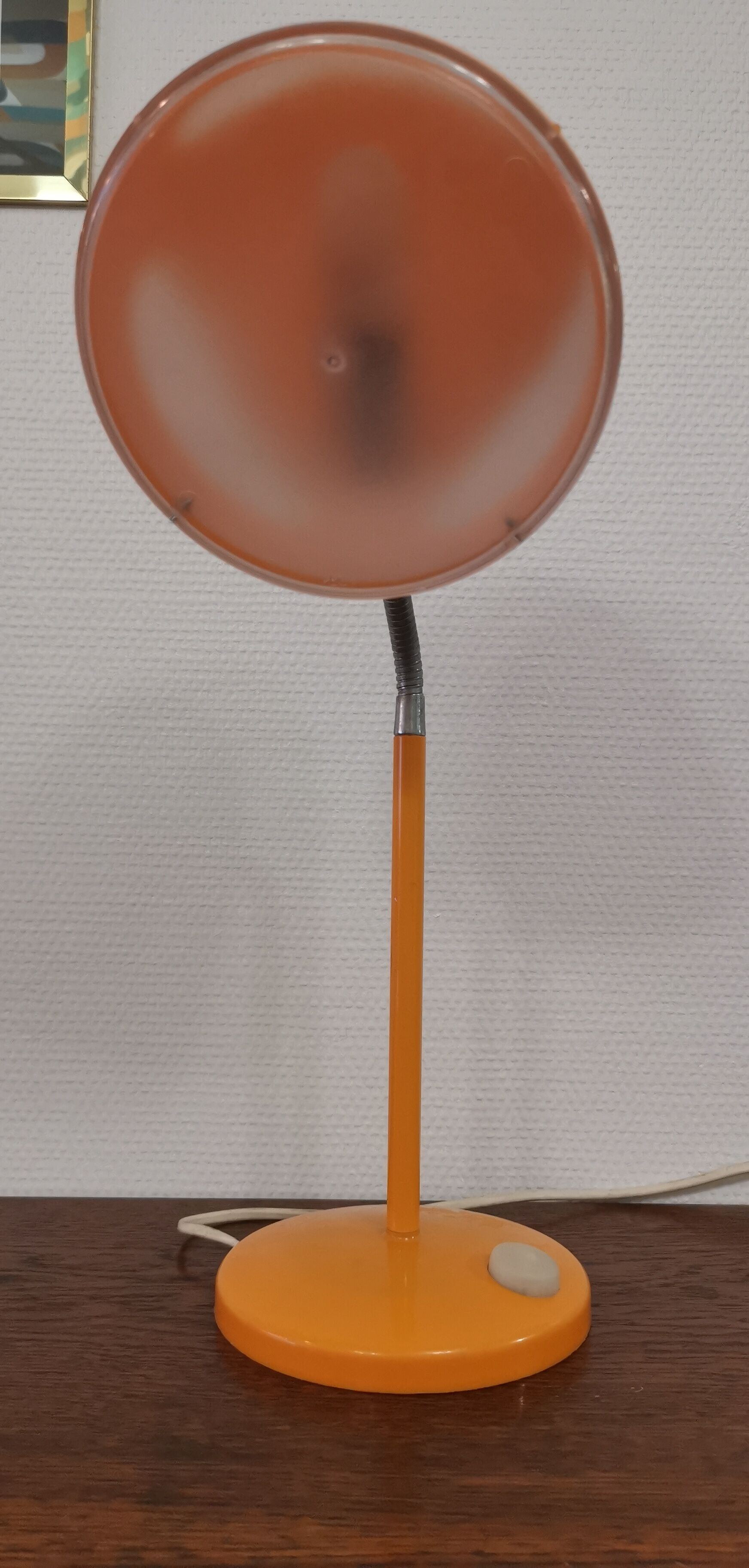 Ikea "Skojig" orange cloud desk lamp 90's